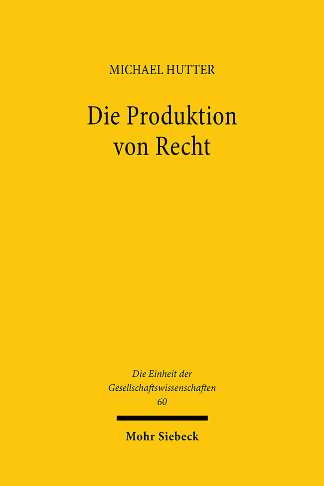 Die Produktion von Recht main product photo