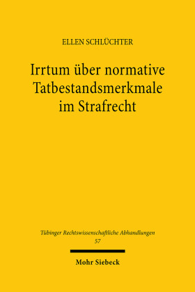 Irrtum über normative Tatbestandsmerkmale im Strafrecht