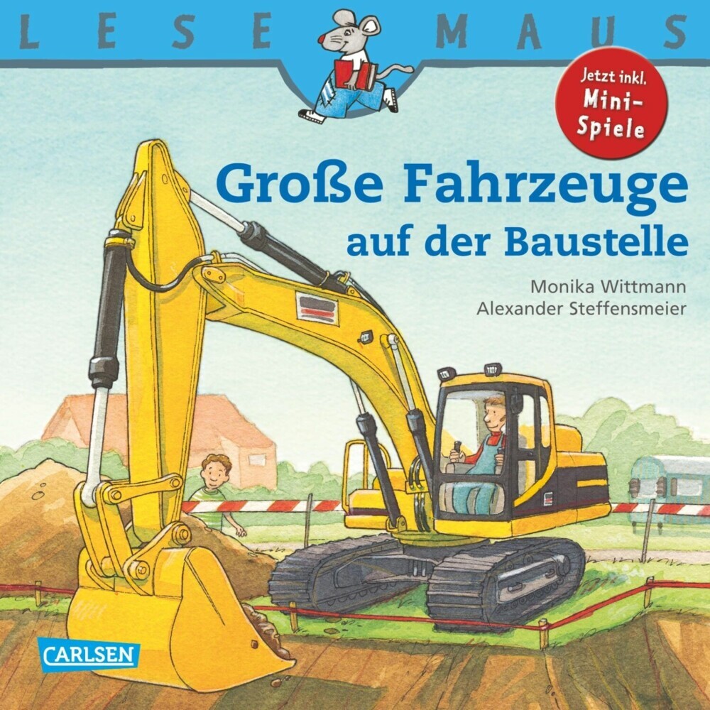 LESEMAUS: Große Fahrzeuge auf der Baustelle main product photo