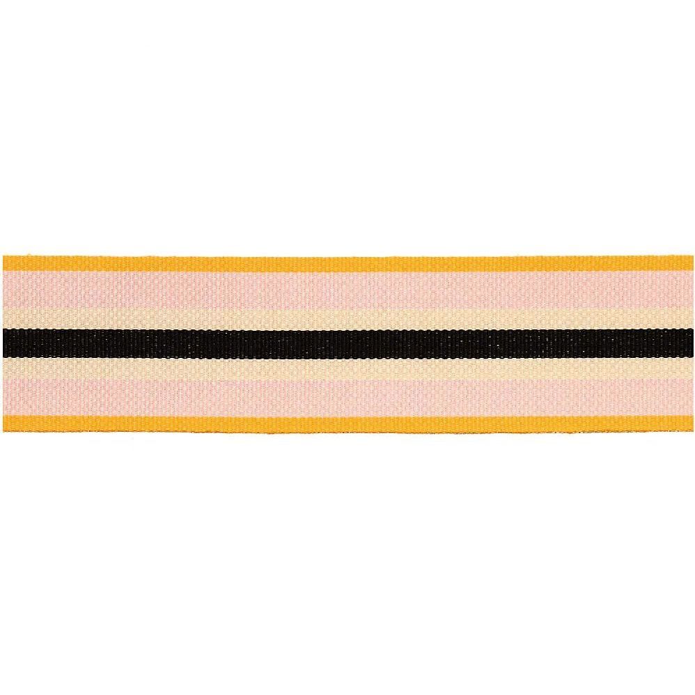 Webband Multi Streifen, Neon Rot/Rosa/Apricot/Schwarz main product photo