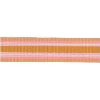 Webband Multi Streifen, Orange/Neon Pink