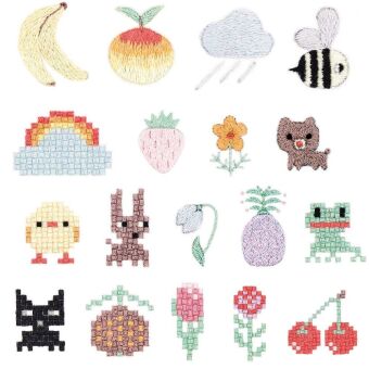 Stick & Stitch Packung Pixel Art Mix