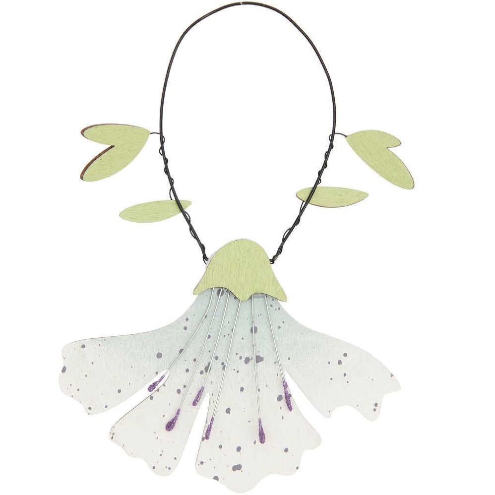 Holz Deko-Hänger Blüte, mint main product photo