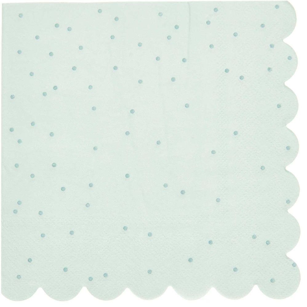 Servietten Punkte, Mint, FSC MIX main product photo