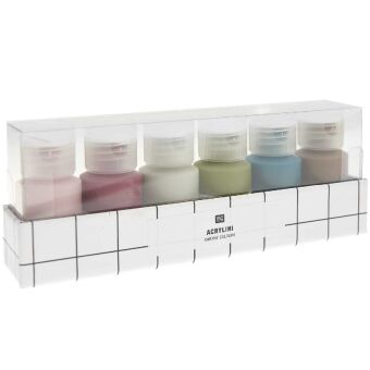 Acrylini Set Earthy Colours, 6 x 22 ml