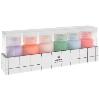 Acrylini Set Fashion Colours, 6 x 22 ml