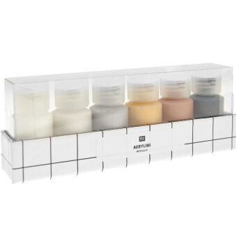 Acrylini Set Metallic, 6 x 22 ml