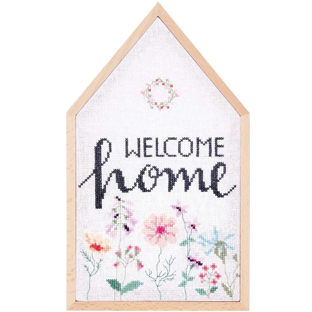 Stickpackung Gezählter Kreuzstich, Welcome Home, groß main product photo