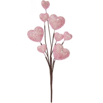 Picker Herz rosa, 26cm