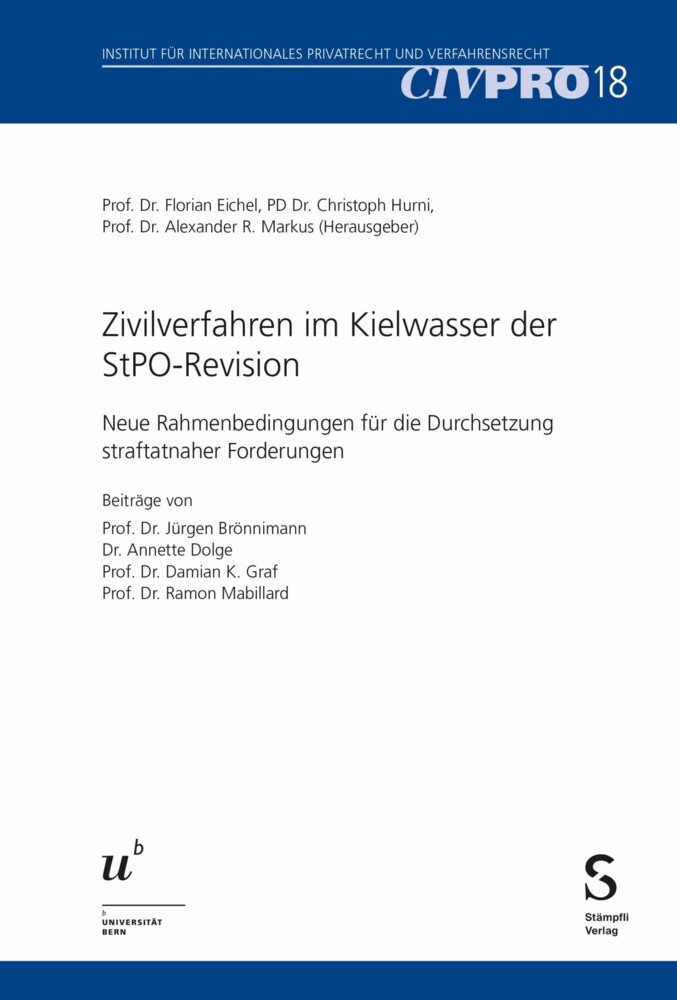 Zivilverfahren im Kielwasser der StPO-Revision main product photo