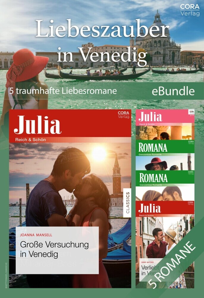 Liebeszauber in Venedig - 5 traumhafte Liebesromane main product photo
