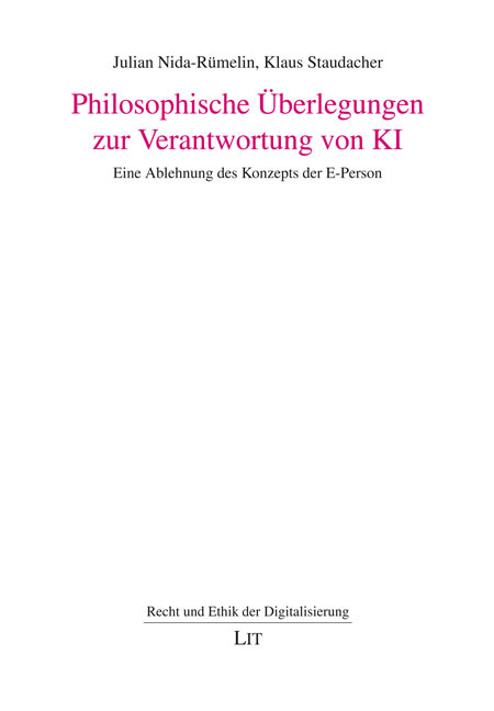 Philosophische Überlegungen zur Verantwortung von KI main product photo