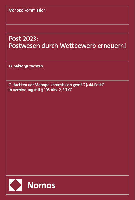 Post 2023: Postwesen durch Wettbewerb erneuern! main product photo