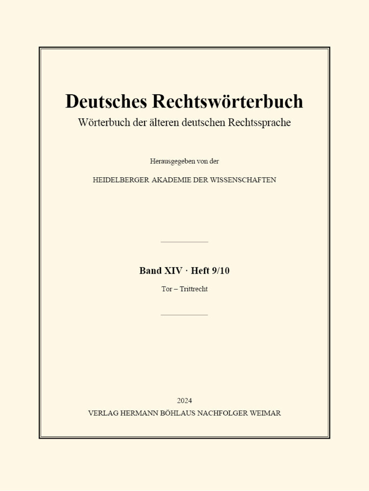 Deutsches Rechtswörterbuch main product photo
