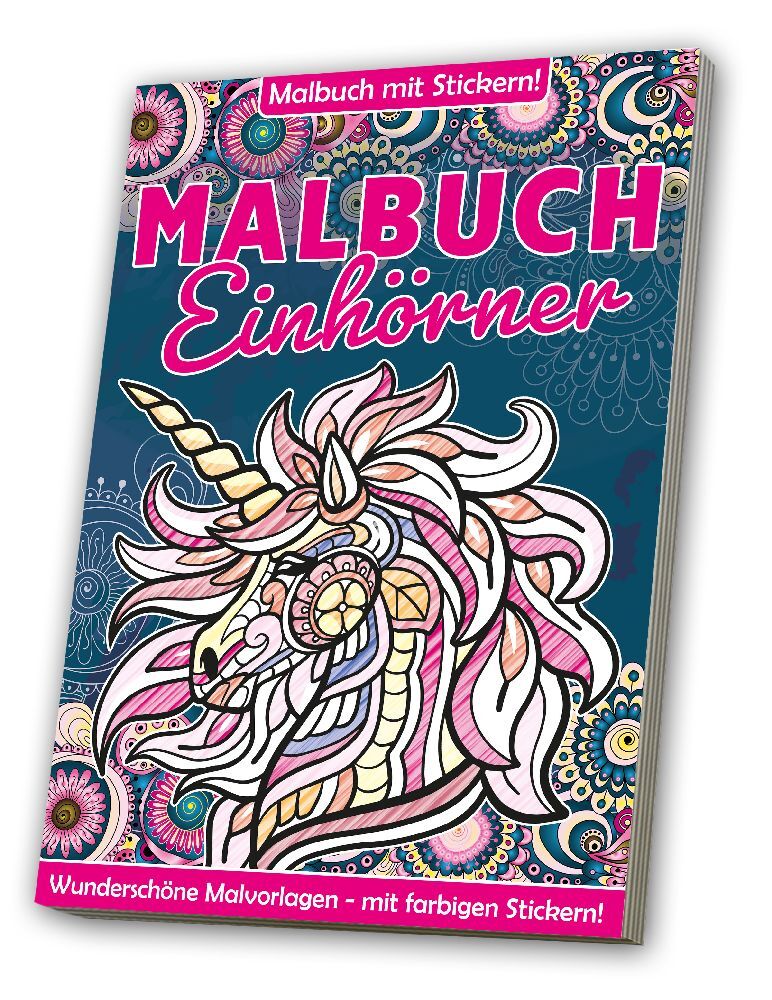Malbuch: Erwachsene Fantasiewelt / Einhörner & Fabelwesen main product photo