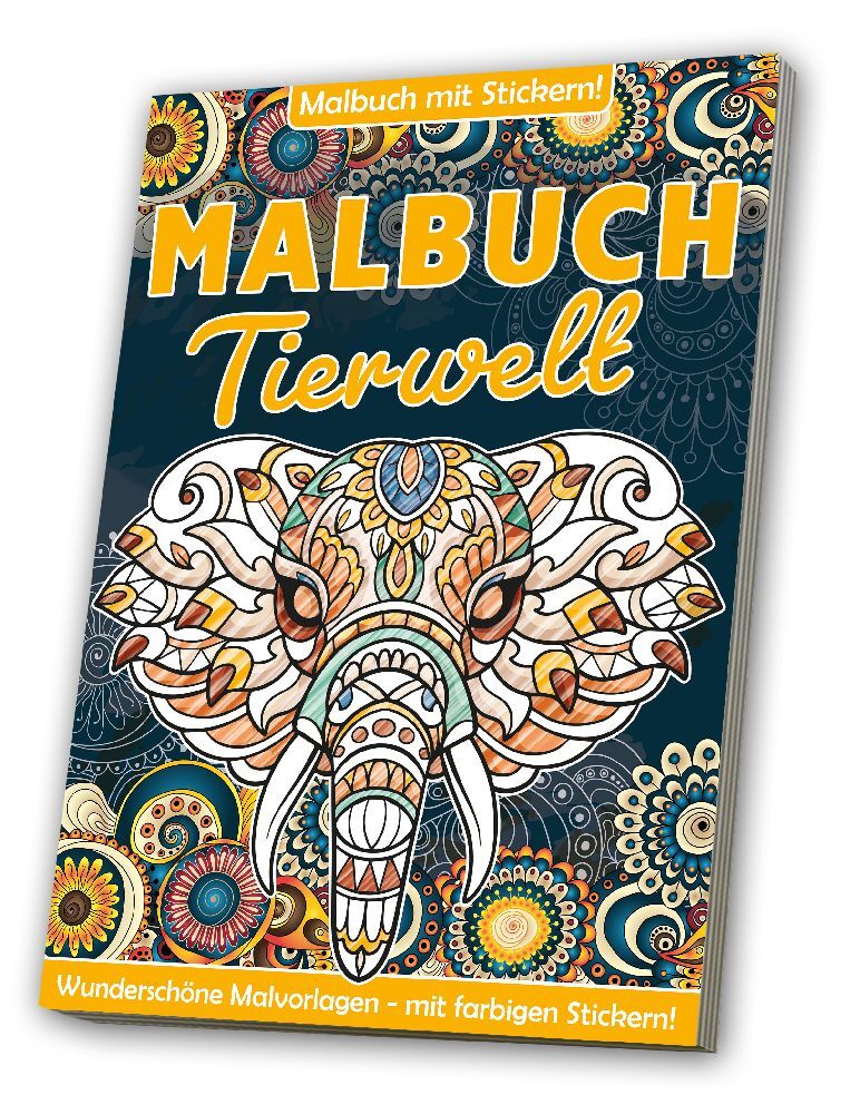 Malbuch: Erwachsene Tierwelt main product photo