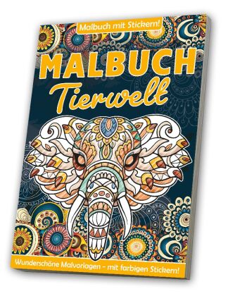 Malbuch: Erwachsene  Tierwelt
