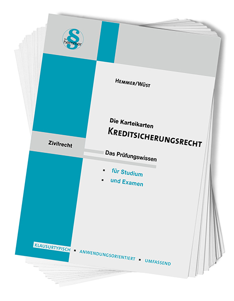 Karteikarten Kreditsicherungsrecht main product photo