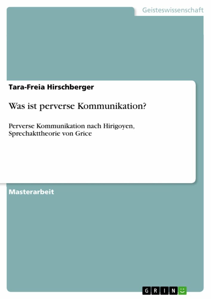 Was ist perverse Kommunikation? main product photo
