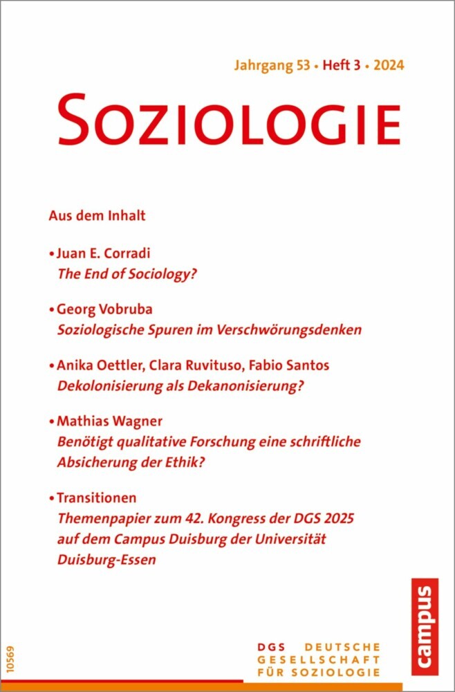 Soziologie 03/2024 main product photo