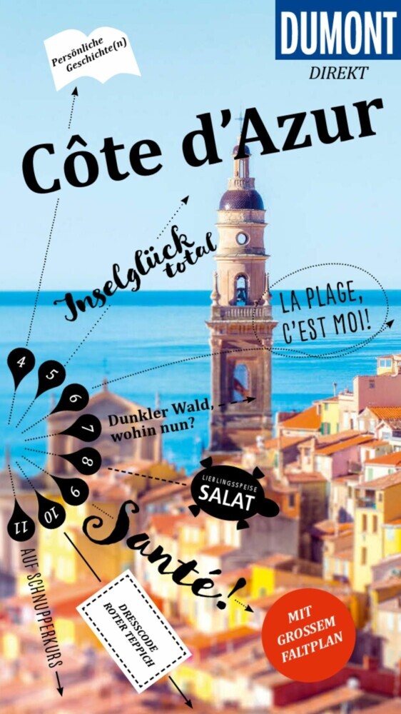 DUMONT direkt Reiseführer E-Book Côte d'Azur main product photo