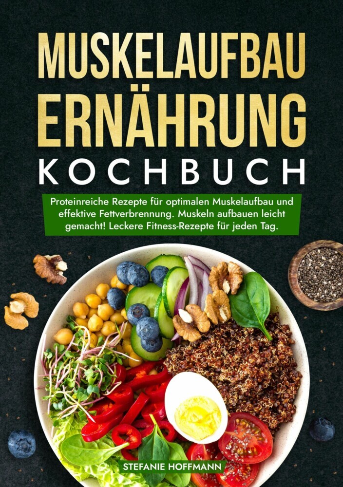 Muskelaufbau Ernährung Kochbuch main product photo