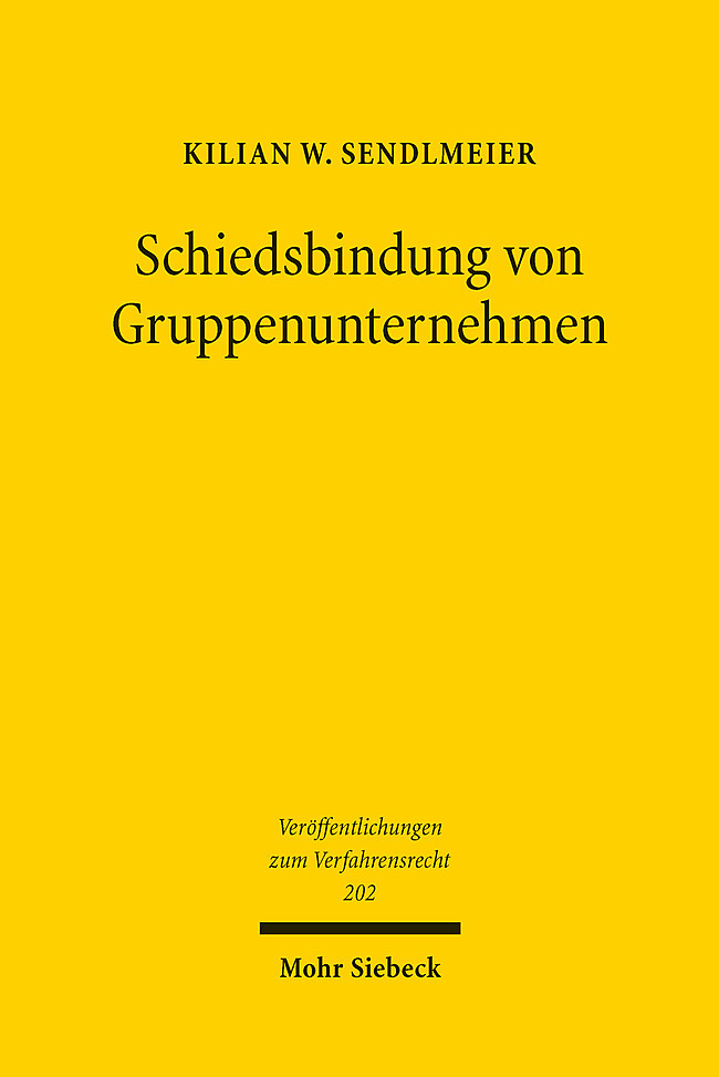 Schiedsbindung von Gruppenunternehmen main product photo