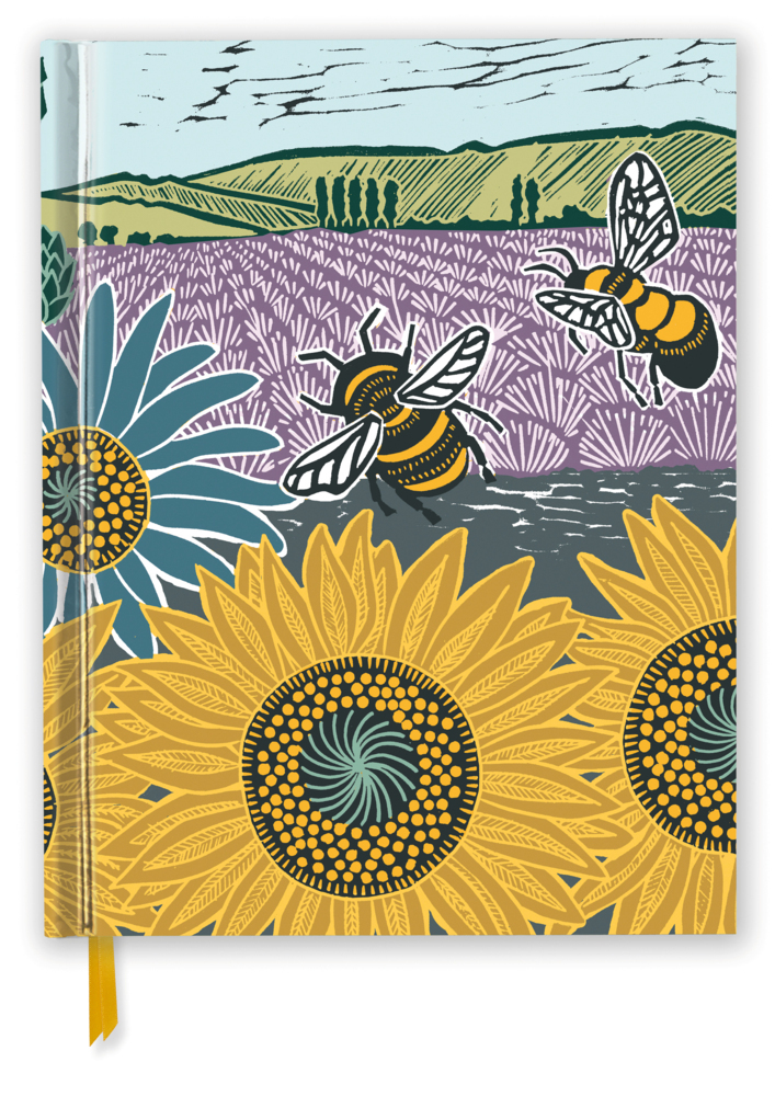 Premium Skizzenbuch: Kate Heiss, Sonnenblumenfeld main product photo