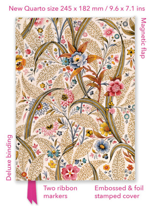 Premium Notizbuch Quartformat: William Kilburn, Vorsatzpapier