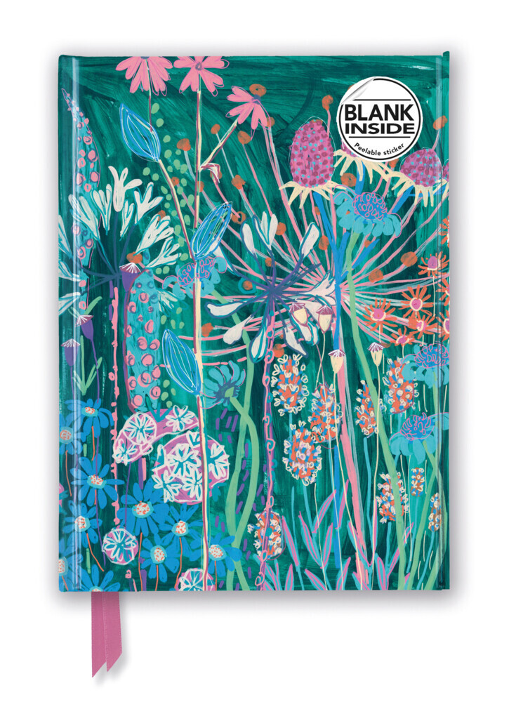 Premium Notizbuch Blank DIN A5: Lucy Innes Williams, Blau-Grünes Gartenhaus main product photo