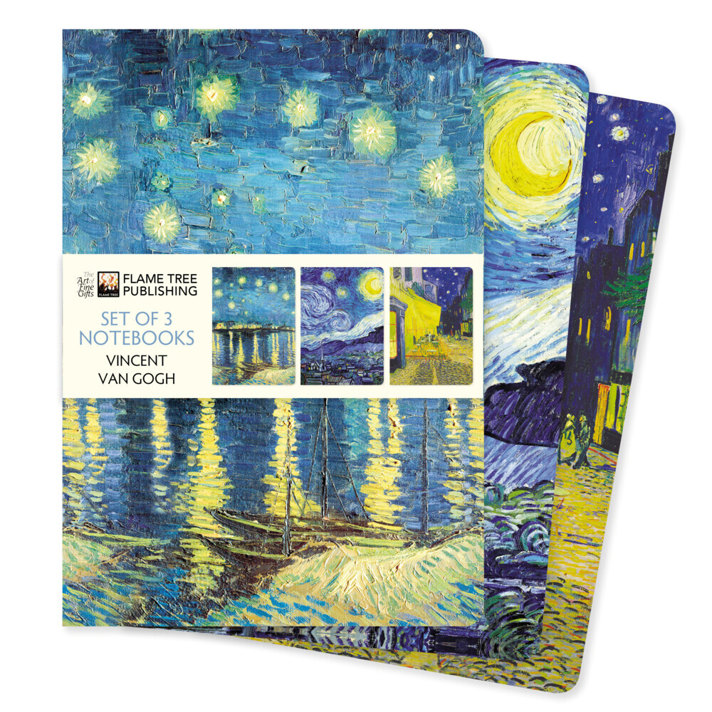 Dreier Set DIN-A5-Format-Notizbücher: Vincent van Gogh main product photo