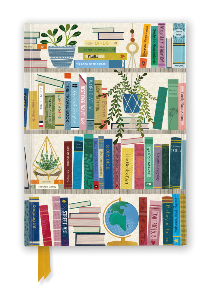 Premium Notizbuch DIN A5: Georgia Breeze, Bücherregal main product photo
