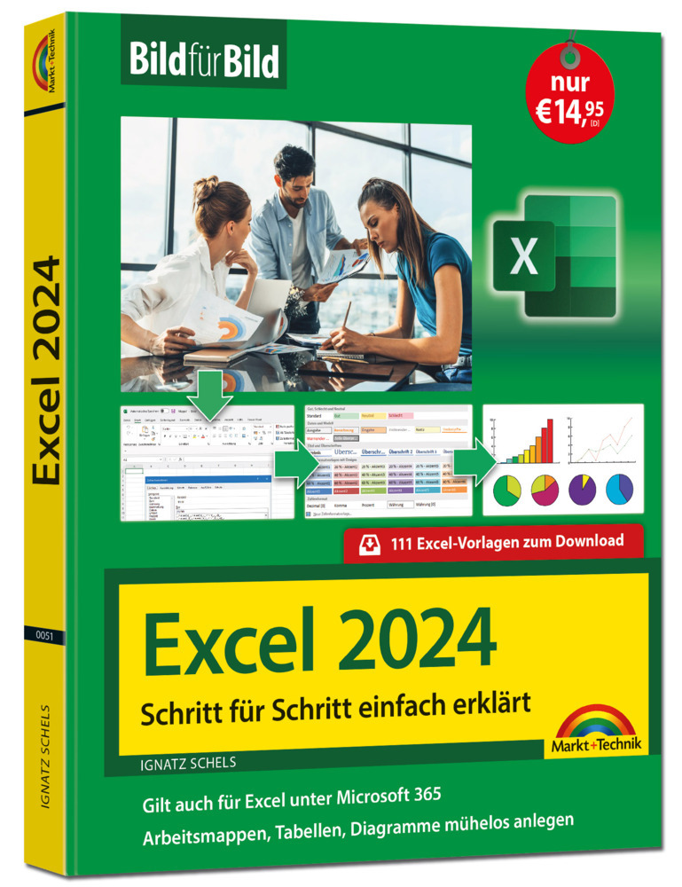 Excel 2024 Bild für Bild erklärt main product photo