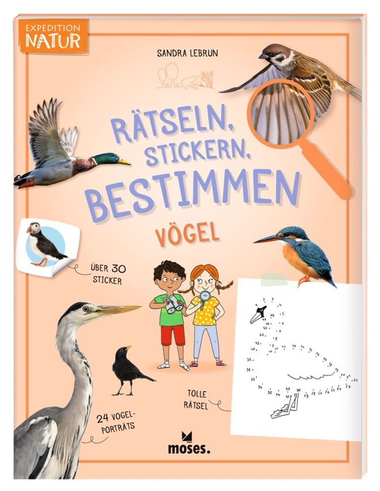 Expedition Natur Rätseln, Stickern, Bestimmen - Vögel main product photo