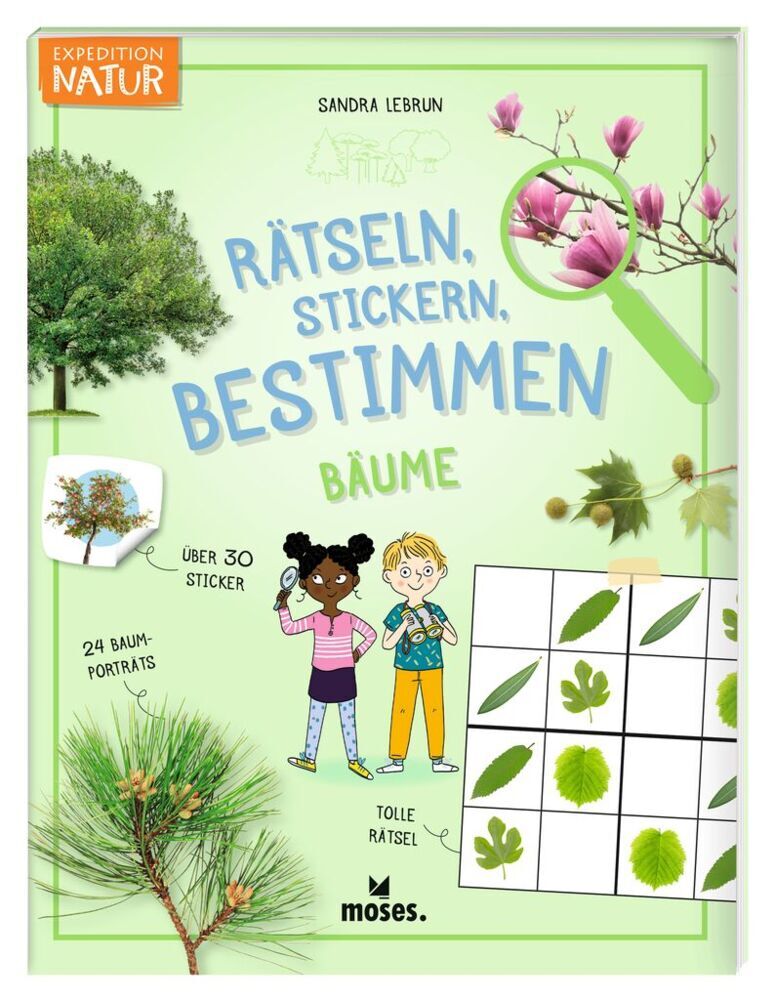 Expedition Natur Rätseln, Stickern, Bestimmen - Bäume main product photo