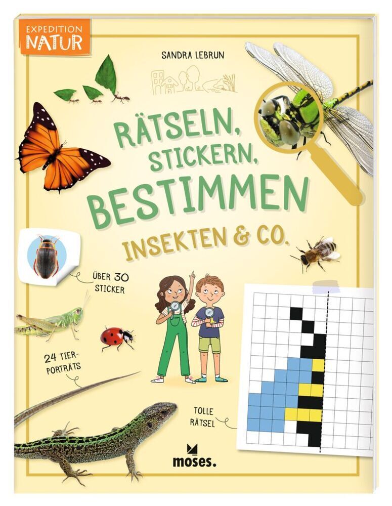 Expedition Natur Rätseln, Stickern, Bestimmen - Insekten & Co. main product photo