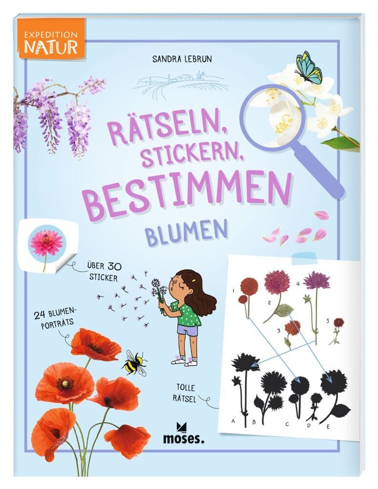 Expedition Natur Rätseln, Stickern, Bestimmen - Blumen main product photo