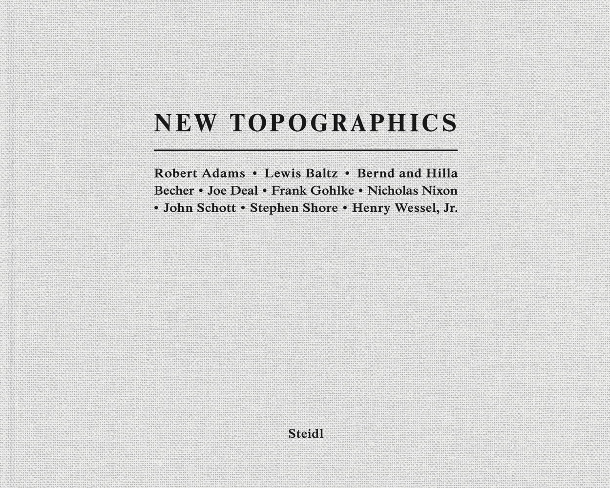 New Topographics main product photo