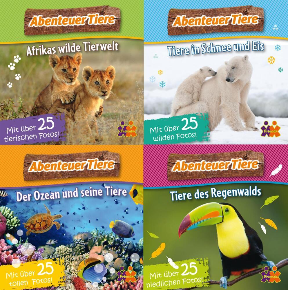 Abenteuer Tiere. Minibuch 4er-Set, 4 Teile main product photo
