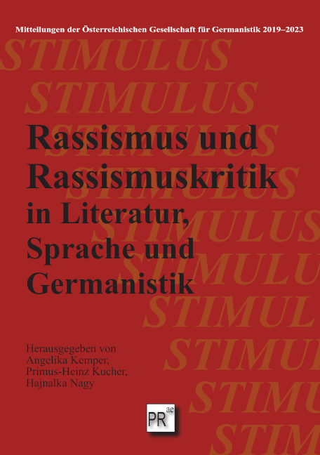 Rassismus und Rassismuskritik in Literatur, Sprache und Germanistik main product photo