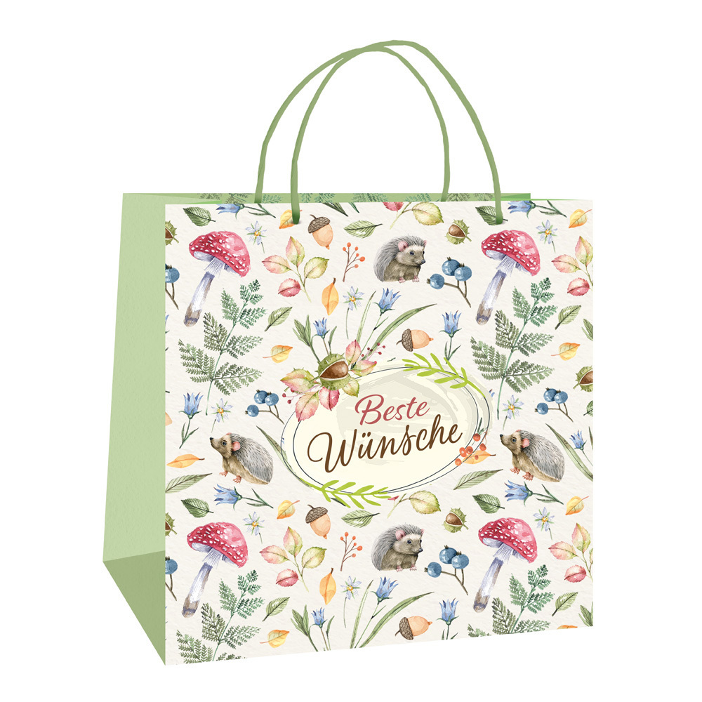 Trötsch Geschenktasche Waldidylle quadratisch main product photo