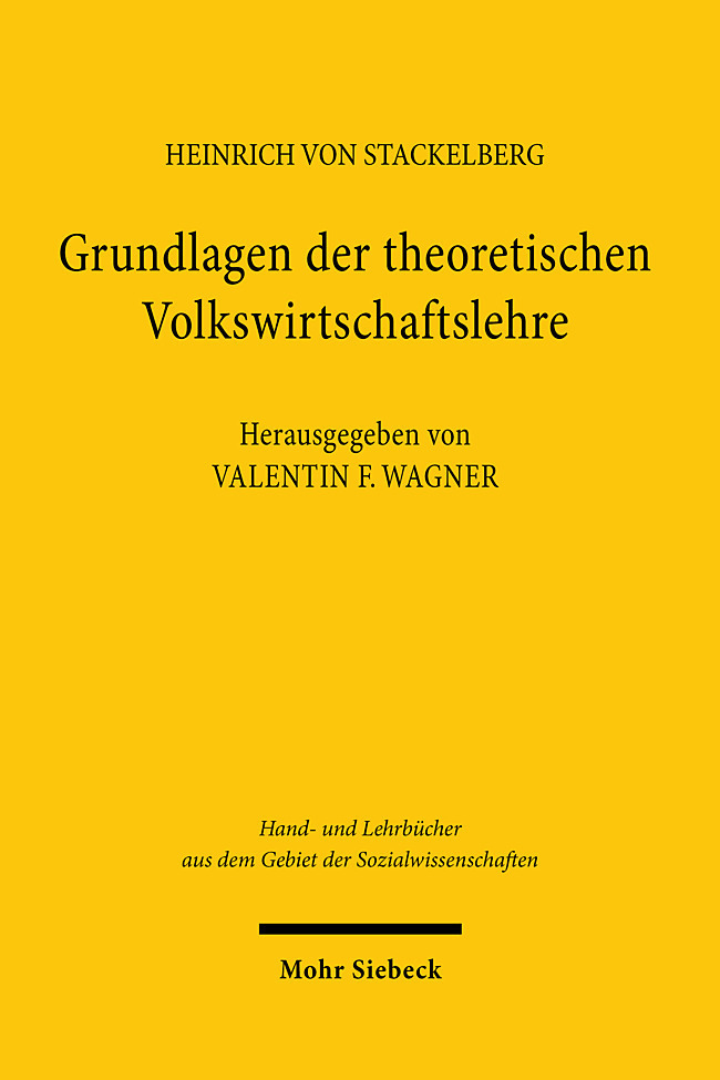 Grundlagen der theoretischen Volkswirtschaftslehre main product photo