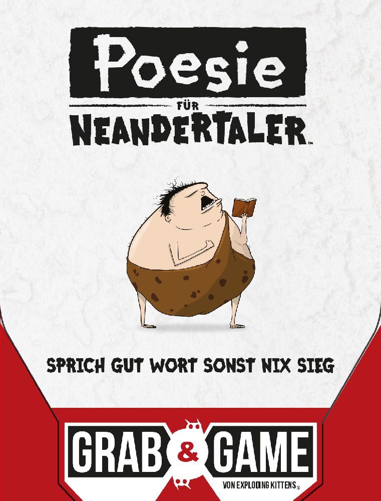 Poesie für Neandertaler: Grab & Game main product photo
