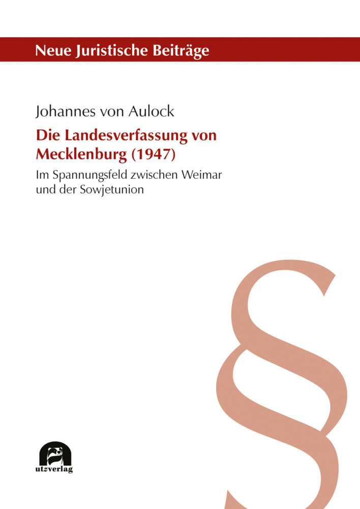 Die Landesverfassung von Mecklenburg (1947) main product photo