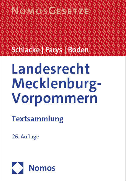 Landesrecht Mecklenburg-Vorpommern main product photo