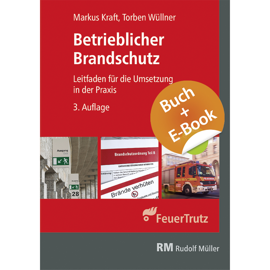 Betrieblicher Brandschutz 3. Aufl. - mit E-Book (PDF), m. 1 Buch, m. 1 E-Book main product photo