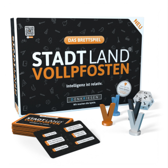 DENKRIESEN - STADT LAND VOLLPFOSTEN® Brettspiel - "Intelligenz ist relativ."