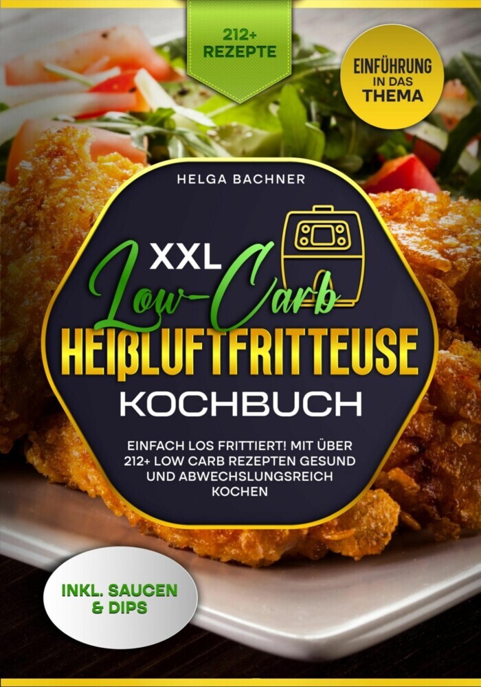 XXL Low-Carb Heißlufrfritteuse Kochbuch main product photo