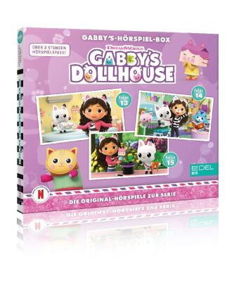 Gabby's Dollhouse. Folge.13-15, 3 Audio-CD