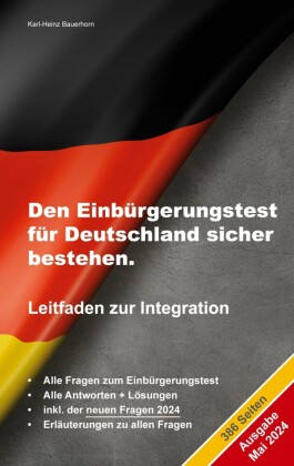 Den Einbürgerungstest für Deutschland sicher bestehen.